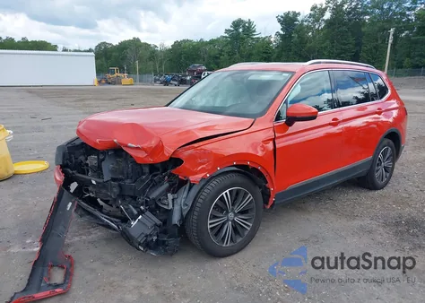 2018 Volkswagen Tiguan 2.0T Se/2.0T Sel из США, поврежденный, VIN 3VV2B7AX1JM003383
